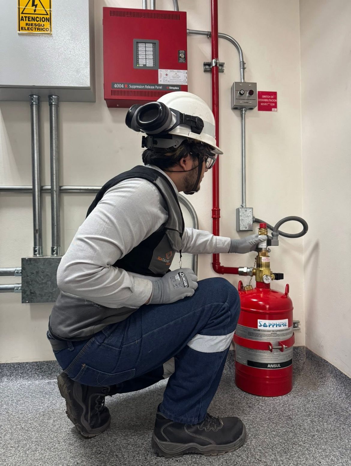 Fire Suppressor System Testing